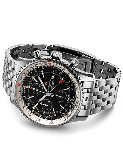 Men's watch / unisex  BREITLING, Navitimer Chronograph GMT / 46mm, SKU: A24322121B2A1 | dimax.lv