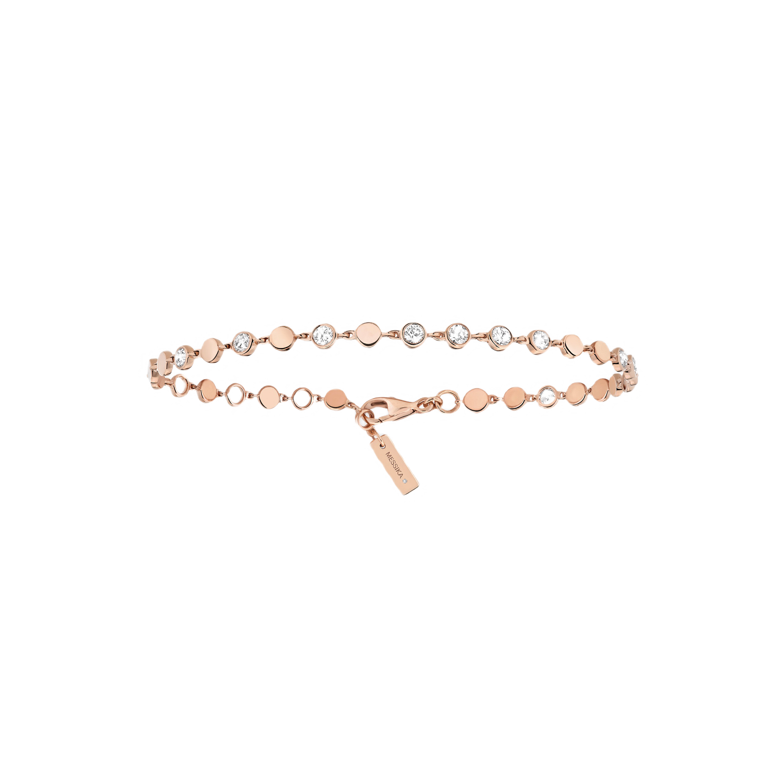 D-Vibes SM Pink Gold Diamond Bracelet