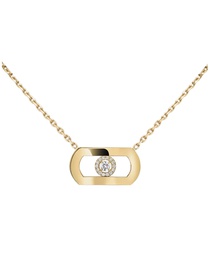 So Move Yellow Gold Diamond Necklace