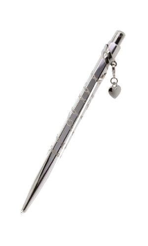 Ecridor Madmoiselle Heart Charm Ballpoint Pen