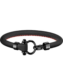 Aqua Black Sailing Bracelet L