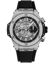 Big Bang Unico Titanium Pave / 42mm