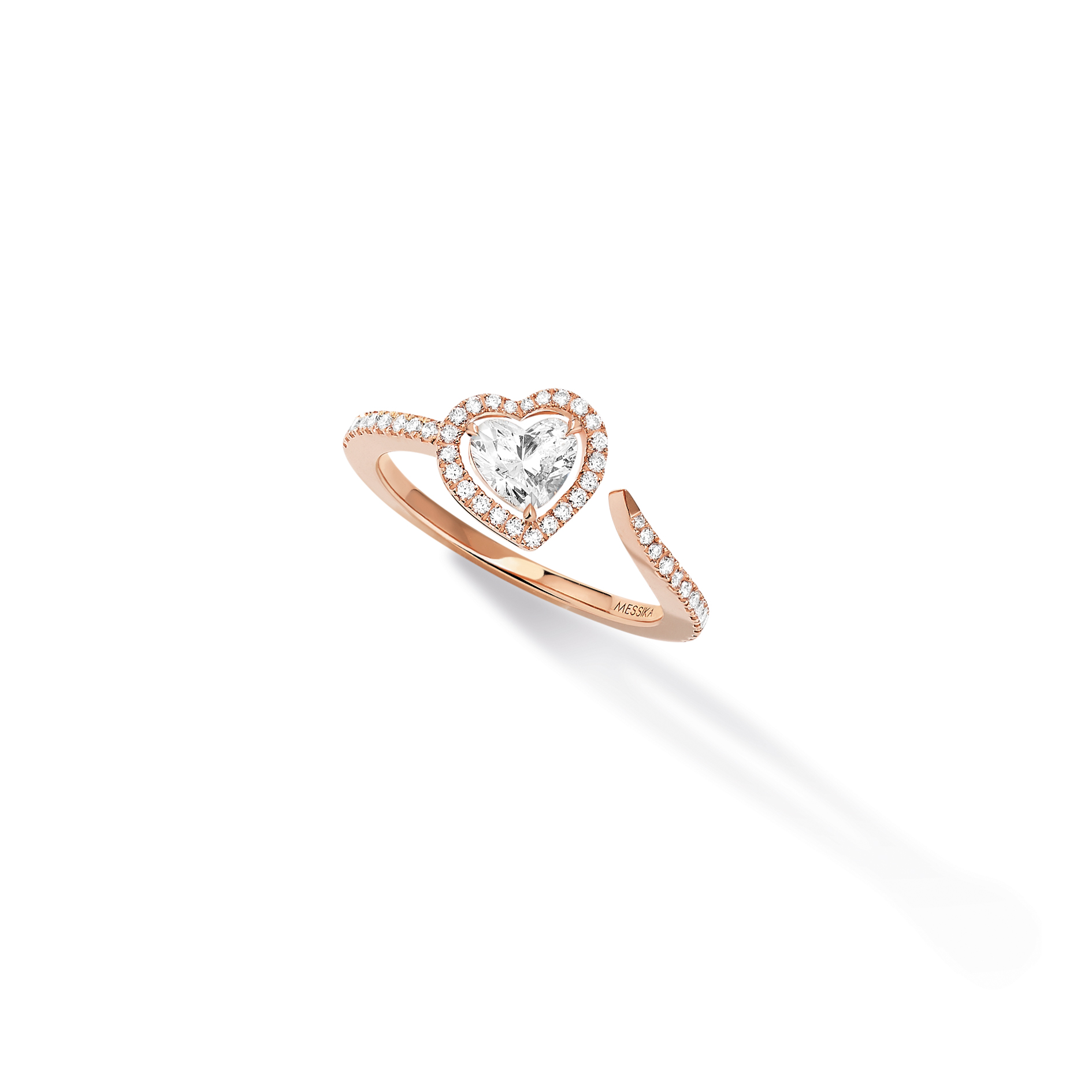 Joy Cœur 0.40ct Diamond Pink Gold Ring
