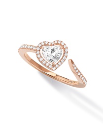 Joy Cœur 0.40ct Diamond Pink Gold Ring