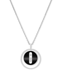 Lucky Move MM Onyx White Gold