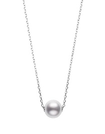 Pearls in Motion White Pearl Pendant White Gold