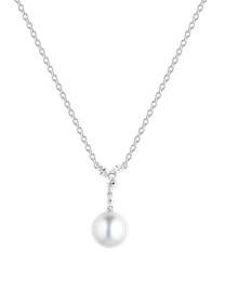 Classic Elegance Platinum Pearl & Diamonds