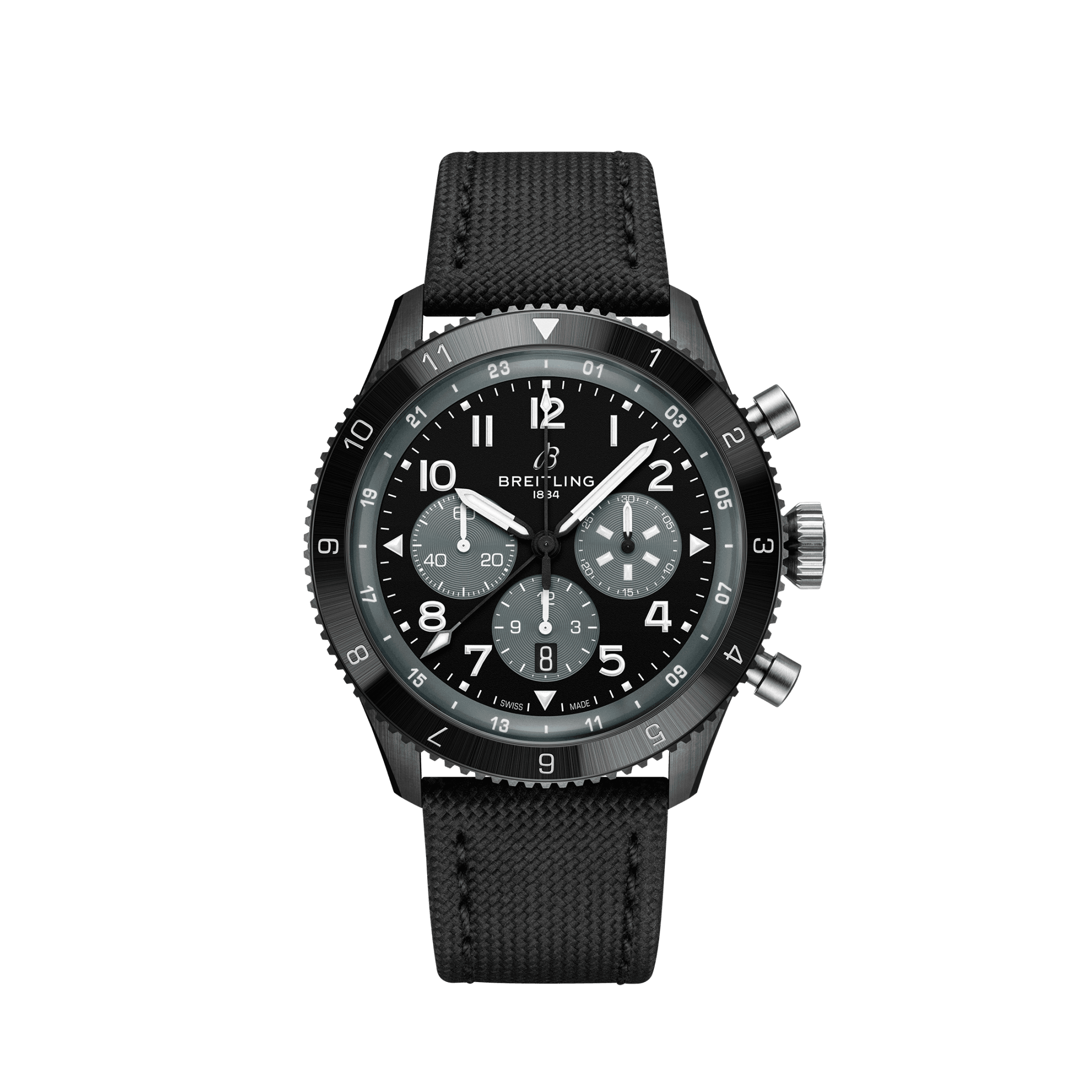 Super AVI B04 Chronograph GMT Mosquito Night Fighter / 46mm