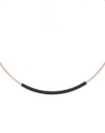 DNA Spring Pink Silver Necklace