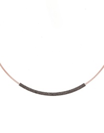 DNA Spring Pink Silver Necklace