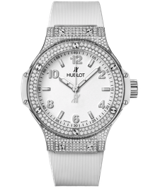 Big Bang Steel White Pave / 38mm