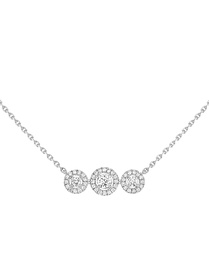 Joy Trilogy Diamond White Gold Necklace