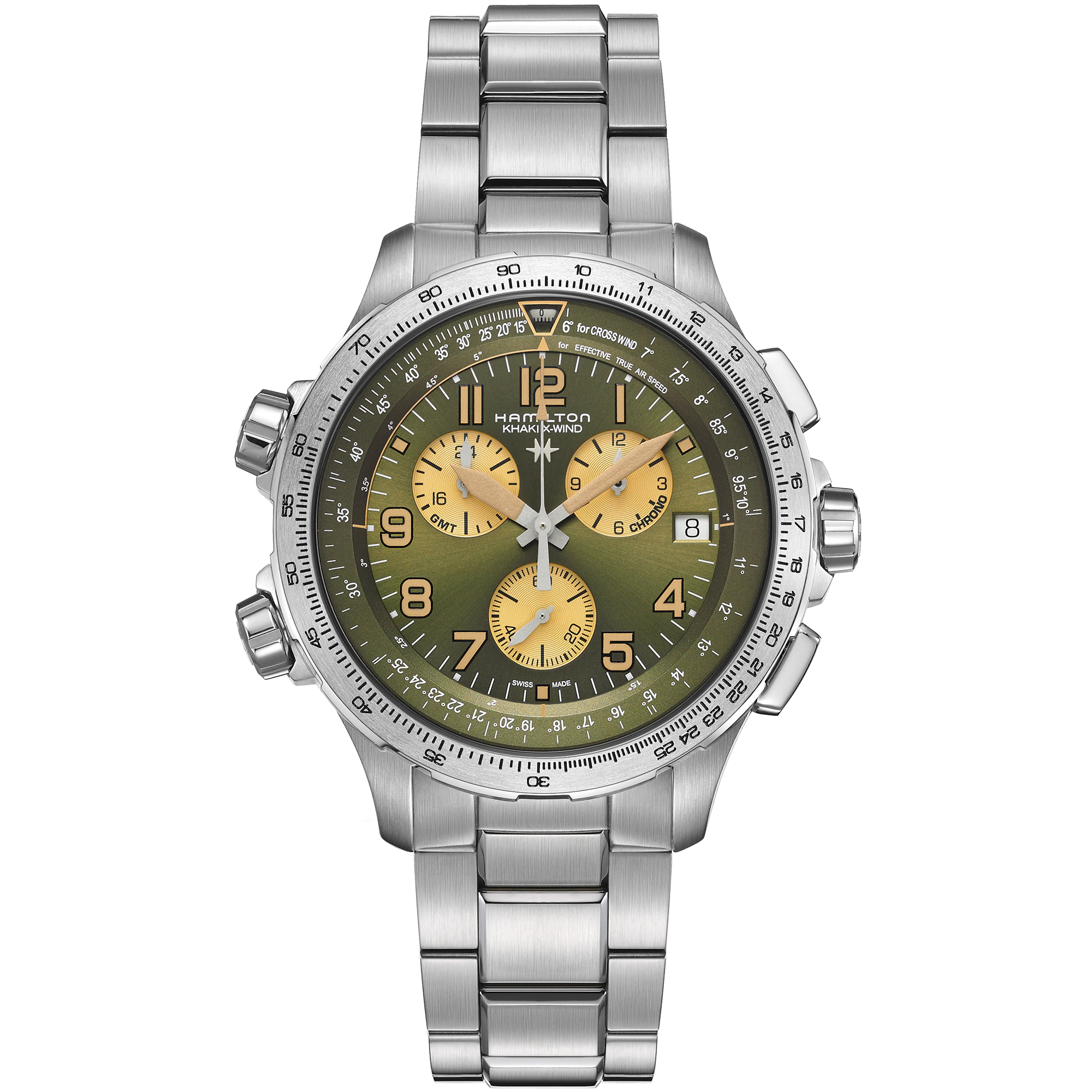 Khaki Aviation X-Wind GMT Chrono Quartz / 46mm