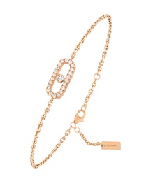 Messika Care(s) Pave Pink Gold Diamond Bracelet