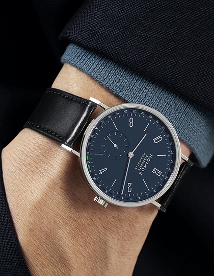 Vīriešu pulkstenis / unisex  NOMOS GLASHÜTTE, Tangente Neomatik 41 Update Midnight Blue / 40.50mm, SKU: 182 | dimax.lv