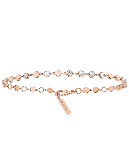 Женские ювелирные изделия  MESSIKA, D-Vibes SM Pink Gold Diamond Bracelet, SKU: 12350-PG | dimax.lv