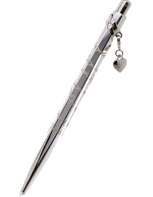  CARAN D’ACHE, Ecridor Madmoiselle Heart Charm Ballpoint Pen, SKU: 890.101 | dimax.lv