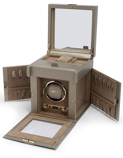  WOLF 1834, Palermo Single Watch Winder With Jewellery Storage, SKU: 213778 | dimax.lv