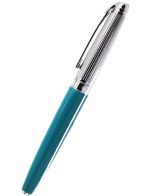  CARAN D’ACHE, Léman Bicolor Turquoise Roller Pen, SKU: 4779.171 | dimax.lv