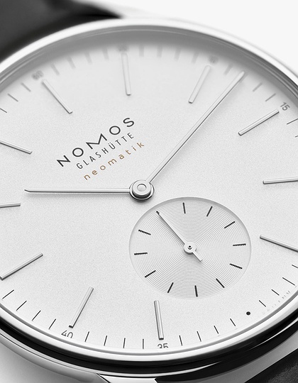 Men's watch / unisex  NOMOS GLASHÜTTE, Orion Neomatik 39 White / 38.50mm, SKU: 341 | dimax.lv