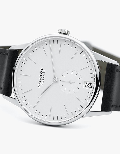 Men's watch / unisex  NOMOS GLASHÜTTE, Orion 38 Date White / 38mm, SKU: 381 | dimax.lv