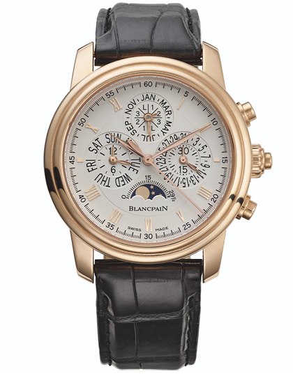 Men's watch / unisex  BLANCPAIN, Le Brassus Chronograph Perpetual / 42mm, SKU: 4286P-3642A-55B | dimax.lv