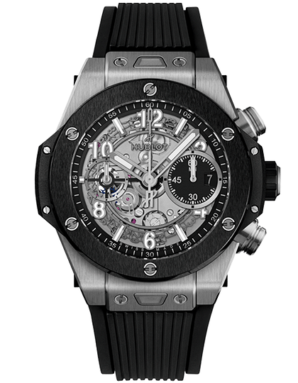 Мужские часы / унисекс  HUBLOT, Big Bang Unico Titanium Ceramic / 42mm, SKU: 441.NM.1171.RX | dimax.lv