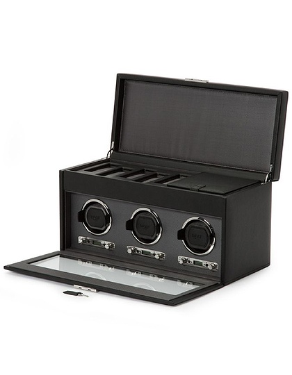  WOLF 1834, Viceroy Triple Watch Winder With Storage, SKU: 456302 | dimax.lv