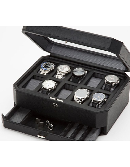  WOLF 1834, Windsor 10pc Watch Box With Drawer, SKU: 4586029 | dimax.lv