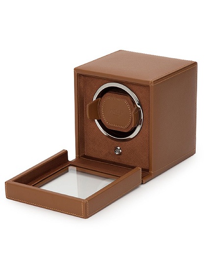  WOLF 1834, Cub Single Watch Winder With Cover, SKU: 461127 | dimax.lv