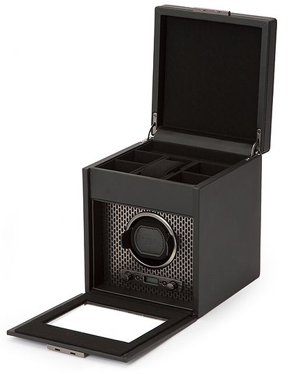  WOLF 1834, Axis Single Watch Winder With Storage, SKU: 469203 | dimax.lv