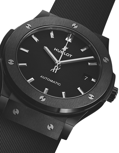 Men's watch / unisex  HUBLOT, Classic Fusion Black Magic / 45mm, SKU: 511.CM.1171.RX | dimax.lv