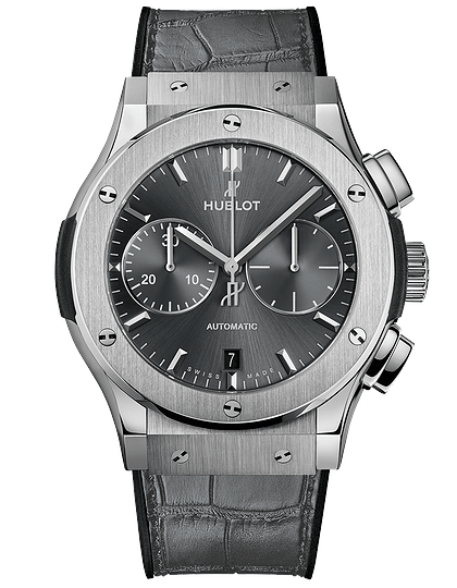 Men's watch / unisex  HUBLOT, Classic Fusion Chronograph / 45mm, SKU: 521.NX.7071.LR | dimax.lv