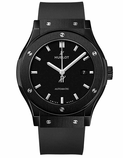 Men's watch / unisex  HUBLOT, Classic Fusion Black Magic / 42mm, SKU: 542.CM.1171.LR | dimax.lv