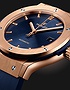 Men's watch / unisex  HUBLOT, Classic Fusion King Gold Blue / 42mm, SKU: 542.OX.7180.RX | dimax.lv