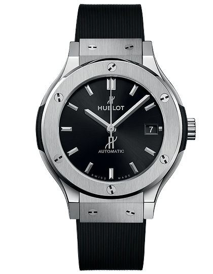 Vīriešu pulkstenis / unisex  HUBLOT, Classic Fusion Titanium / 38mm, SKU: 565.NX.1470.RX | dimax.lv