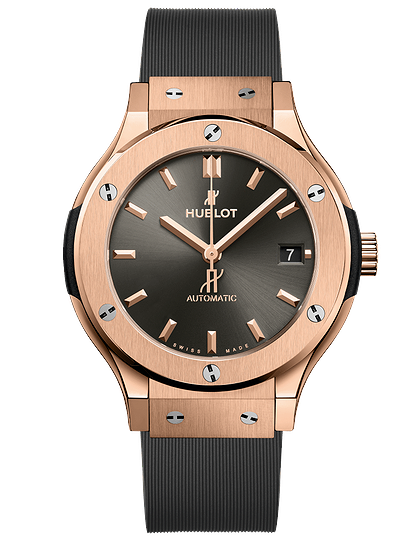 Men's watch / unisex  HUBLOT, Classic Fusion Racing Grey King Gold / 38mm, SKU: 565.OX.7081.RX | dimax.lv