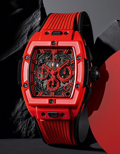 Men's watch / unisex  HUBLOT, Spirit Of Big Bang Red Magic / 42mm, SKU: 642.CF.0113.RX | dimax.lv