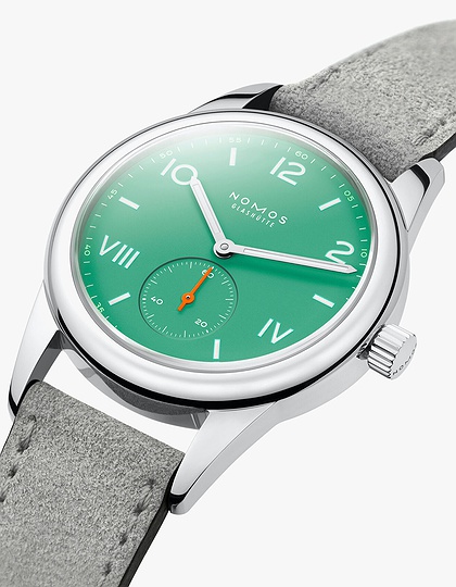 Vīriešu pulkstenis / unisex  NOMOS GLASHÜTTE, Club Campus Electric Green / 36mm, SKU: 715 | dimax.lv