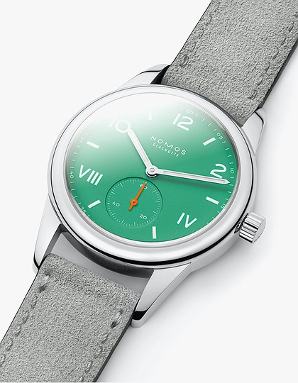 Vīriešu pulkstenis / unisex  NOMOS GLASHÜTTE, Club Campus Electric Green / 36mm, SKU: 715 | dimax.lv