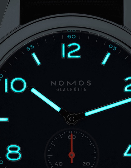 Ladies' watch  NOMOS GLASHÜTTE, Club Neomatik Atlantic / 37mm, SKU: 741 | dimax.lv