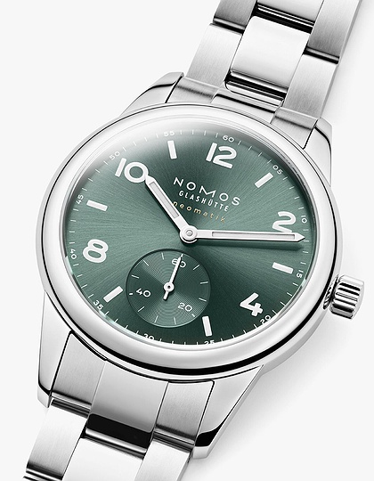 Vīriešu pulkstenis / unisex  NOMOS GLASHÜTTE, Club Sport Neomatik Petrol / 37mm, SKU: 746 | dimax.lv