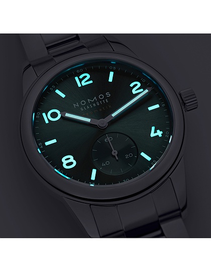 Vīriešu pulkstenis / unisex  NOMOS GLASHÜTTE, Club Sport Neomatik Petrol / 37mm, SKU: 746 | dimax.lv