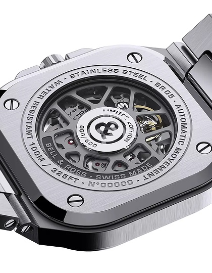 Мужские часы / унисекс  BELL & ROSS, BR 05 Blue Steel / 40mm, SKU: BR05A-BLU-ST/SST | dimax.lv