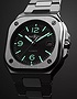 Men's watch / unisex  BELL & ROSS, BR 05 Black Steel / 40mm, SKU: BR05A-BL-ST/SST | dimax.lv