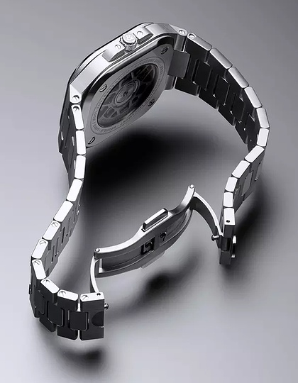 Vīriešu pulkstenis / unisex  BELL & ROSS, BR 05 Black Steel / 40mm, SKU: BR05A-BL-ST/SST | dimax.lv