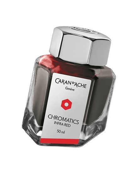  CARAN D’ACHE, Chromatics Infra Red Ink Bottle 50 ml, SKU: 8011.070 | dimax.lv