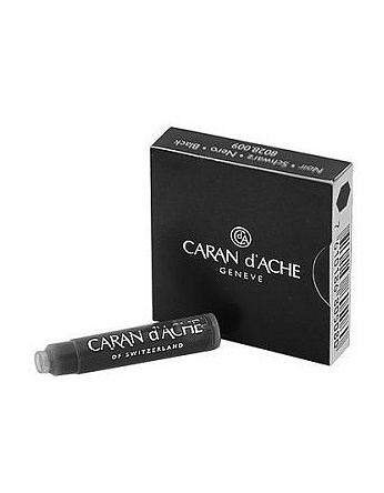  CARAN D’ACHE, Cartridges Black Fountain Pen, SKU: 8028.009 | dimax.lv