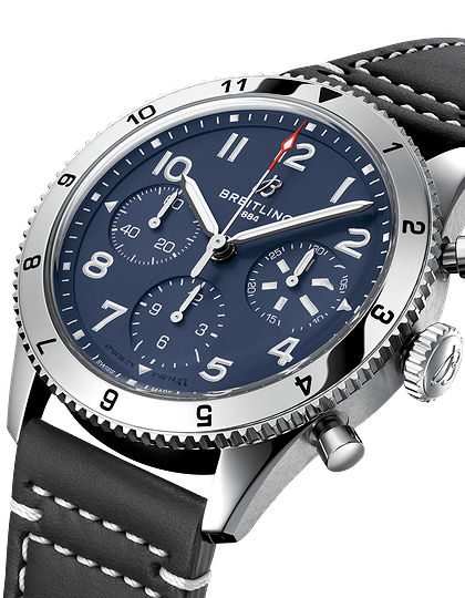 Vīriešu pulkstenis / unisex  BREITLING, Classic AVI Chronograph Tribute to Vought F4U Corsair / 42mm, SKU: A233801A1C1X1 | dimax.lv