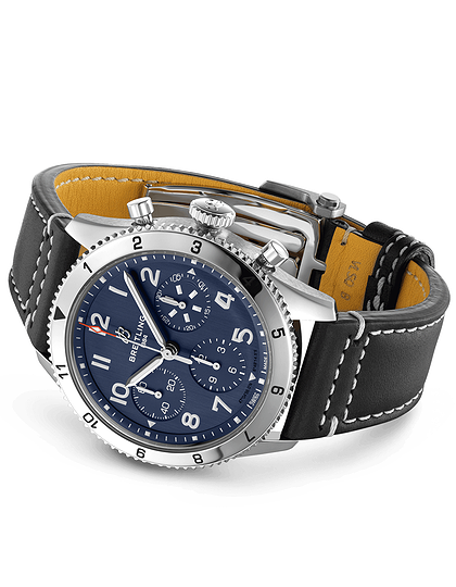 Мужские часы / унисекс  BREITLING, Classic AVI Chronograph Tribute to Vought F4U Corsair / 42mm, SKU: A233801A1C1X1 | dimax.lv